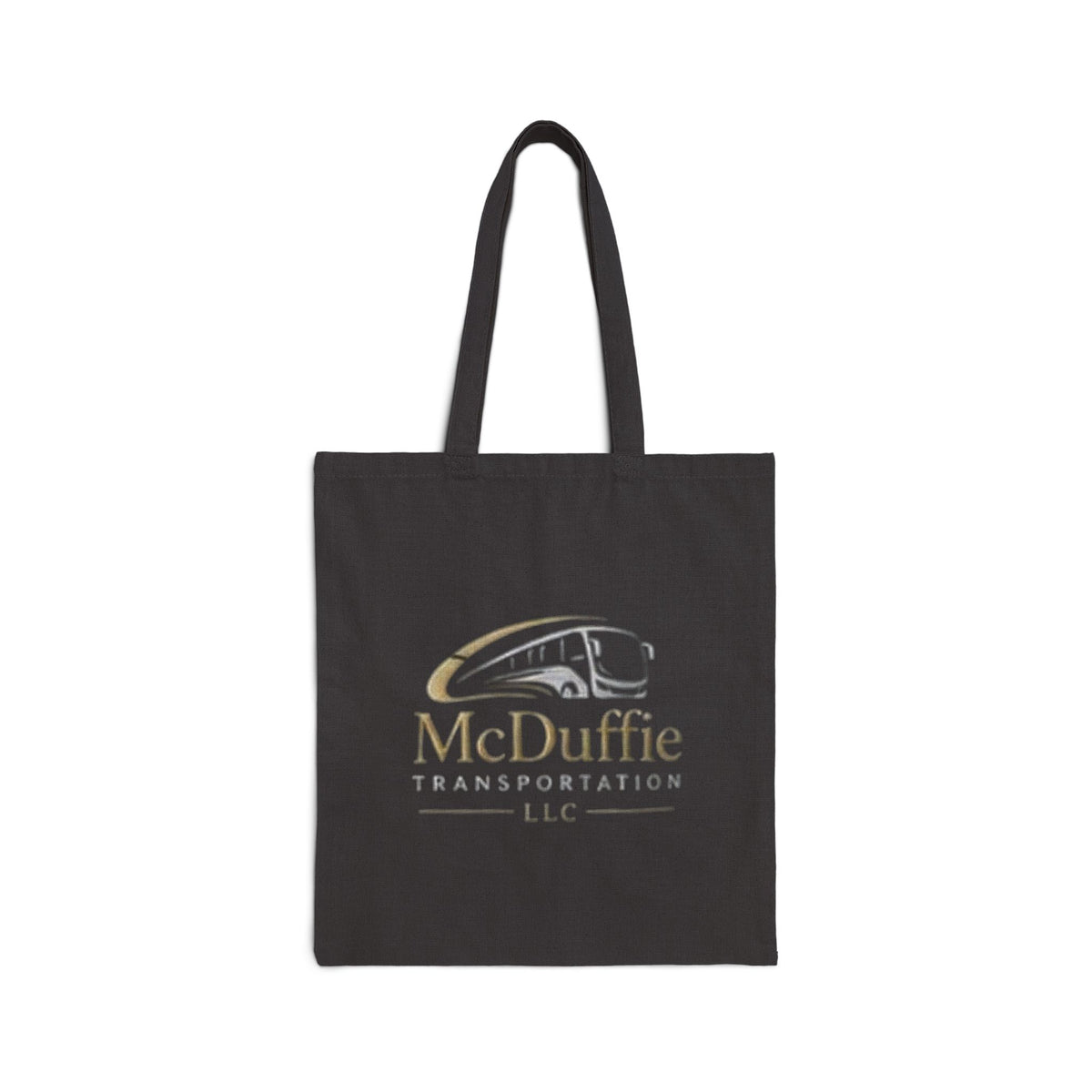 McDuffie Transportation Canvas Tote Bag — Logo Eco Grocery Market Shopper