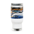 Transportation Company Logo Travel Mug — 14oz Stainless Steel Insulated with Handle