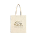 McDuffie Transportation Canvas Tote Bag — Logo Eco Grocery Market Shopper