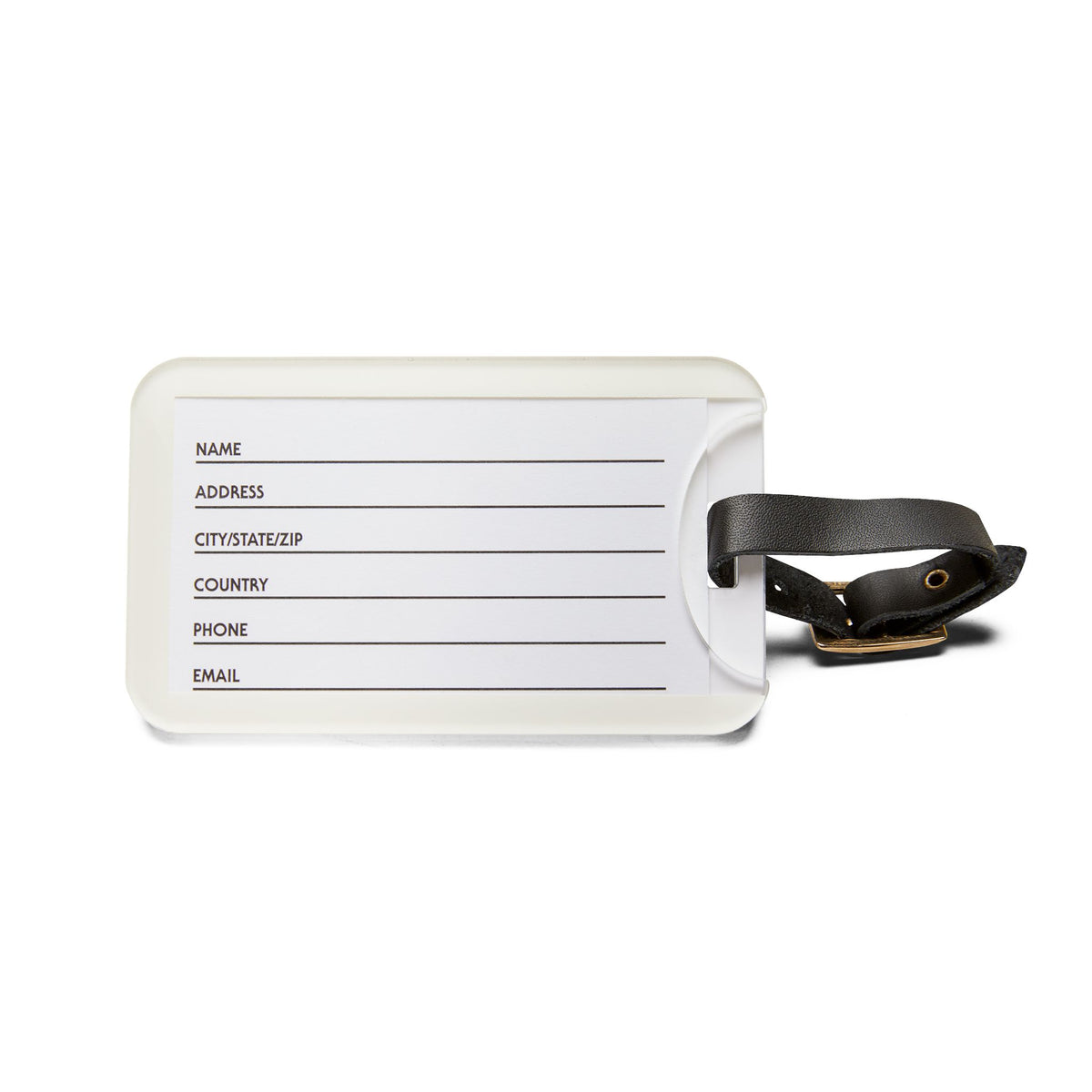 Trucking Luggage Tag — “McDuffie Transportation” Logo Travel ID Tag