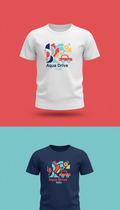 Aqua Drive Kids Logo Tee