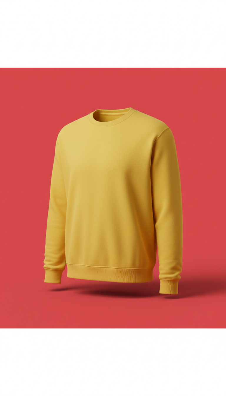 Sunbeam Yellow Family Crewneck Sweatshirt
